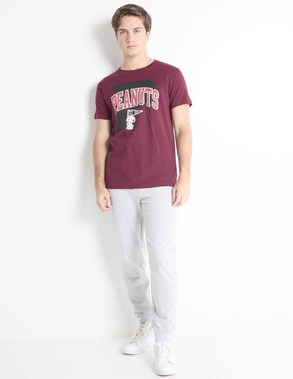 Playera Peanuts cuello redondo para hombre 3