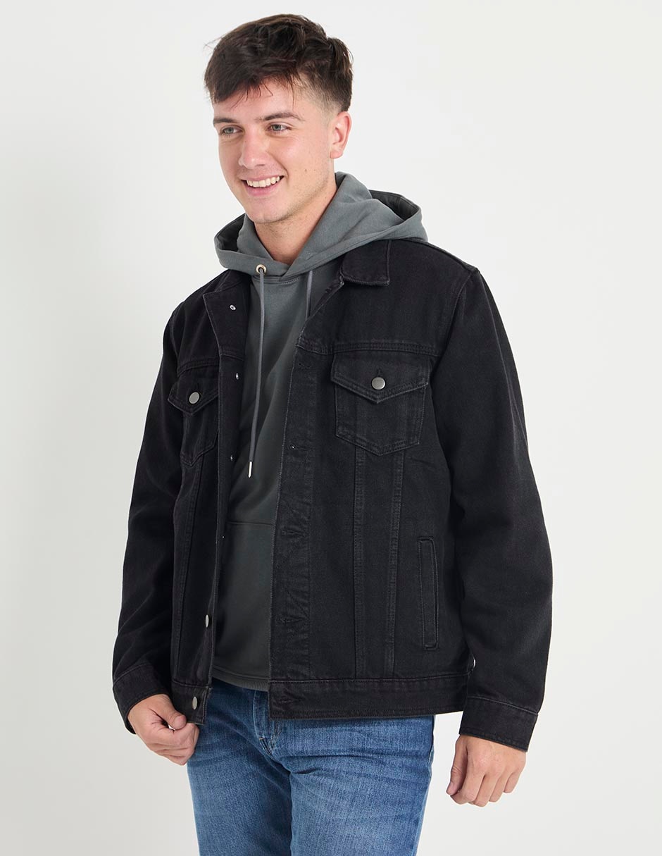 Chamarra denim Mossimo de mezclilla con bolsillos para hombre