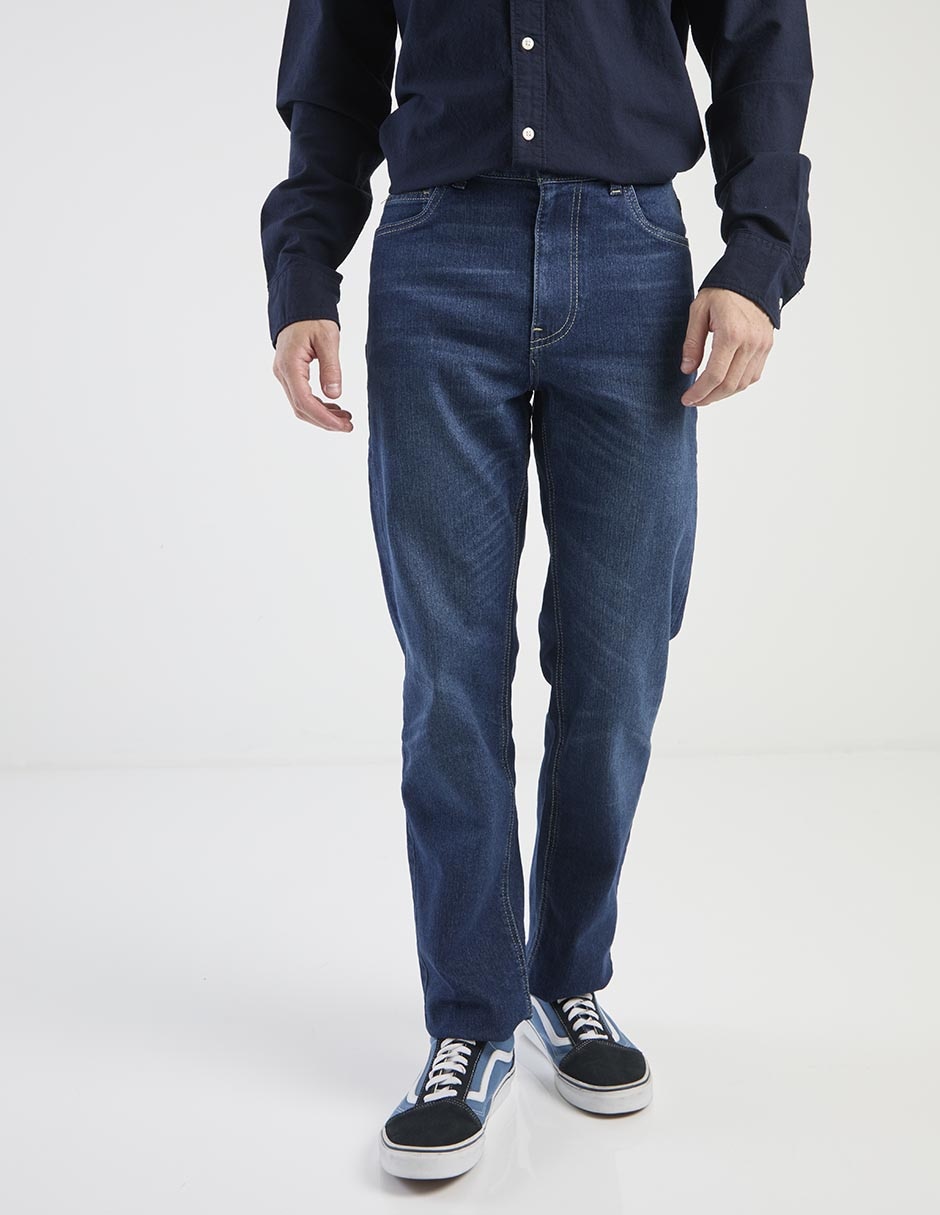 Jeans straight deslavado para hombre Jeans straight deslavado para hombre