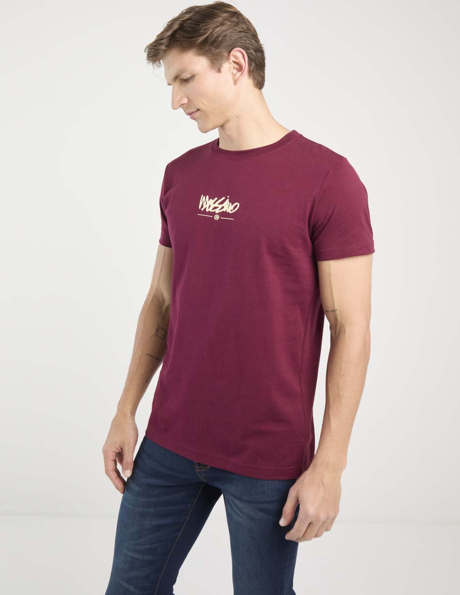 Playera cuello redondo para hombre