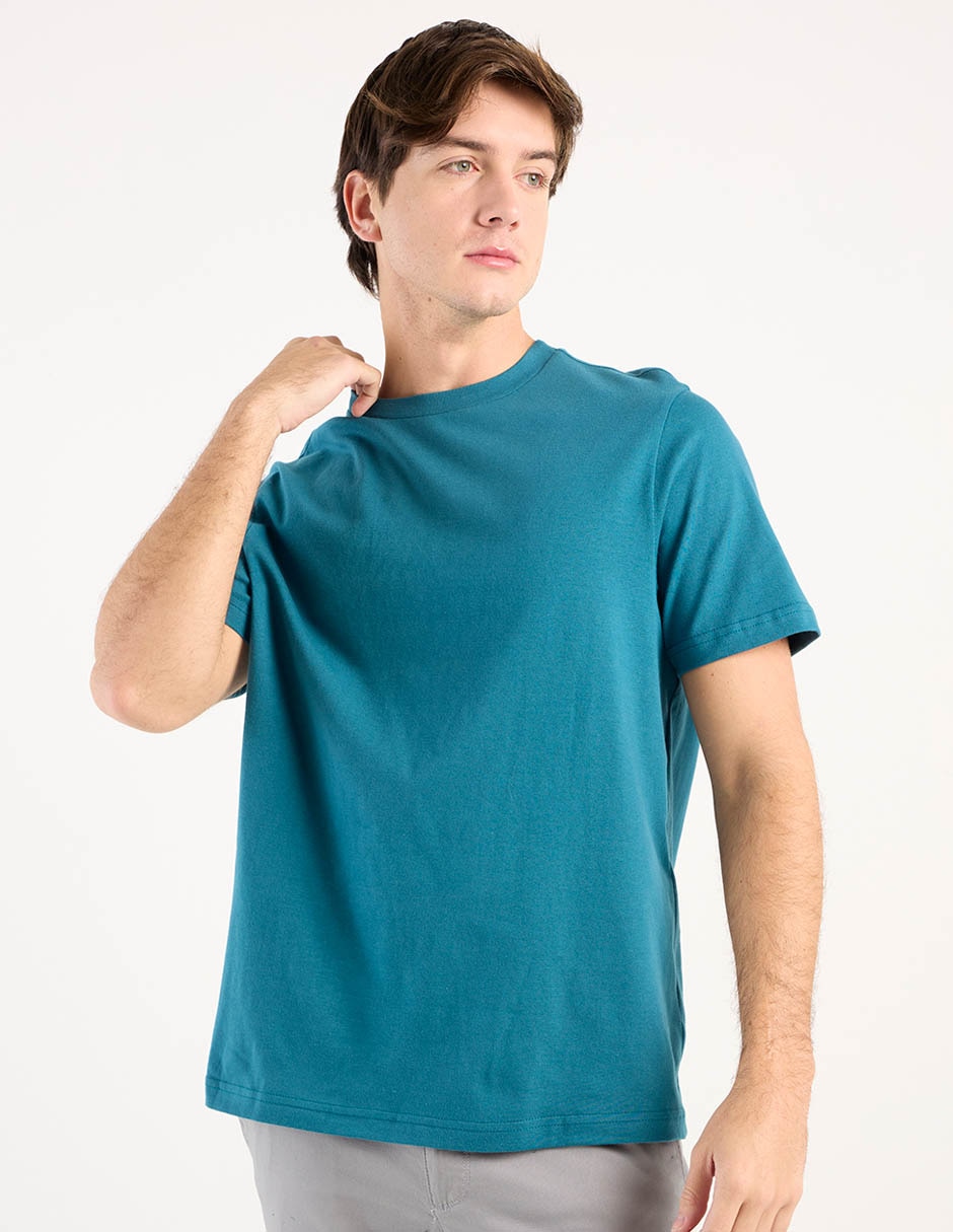 Playera cuello redondo para hombre