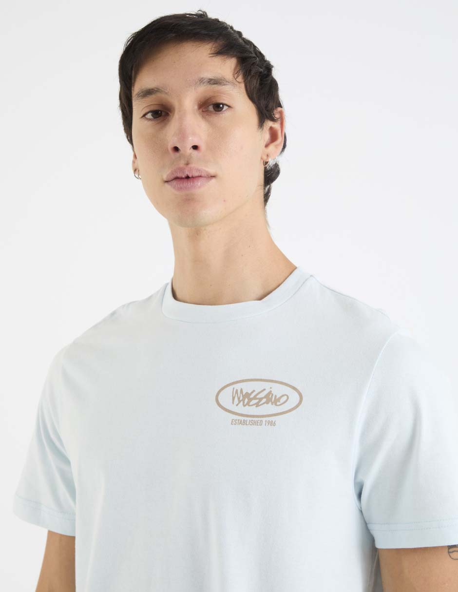 Playera cuello redondo para hombre 4