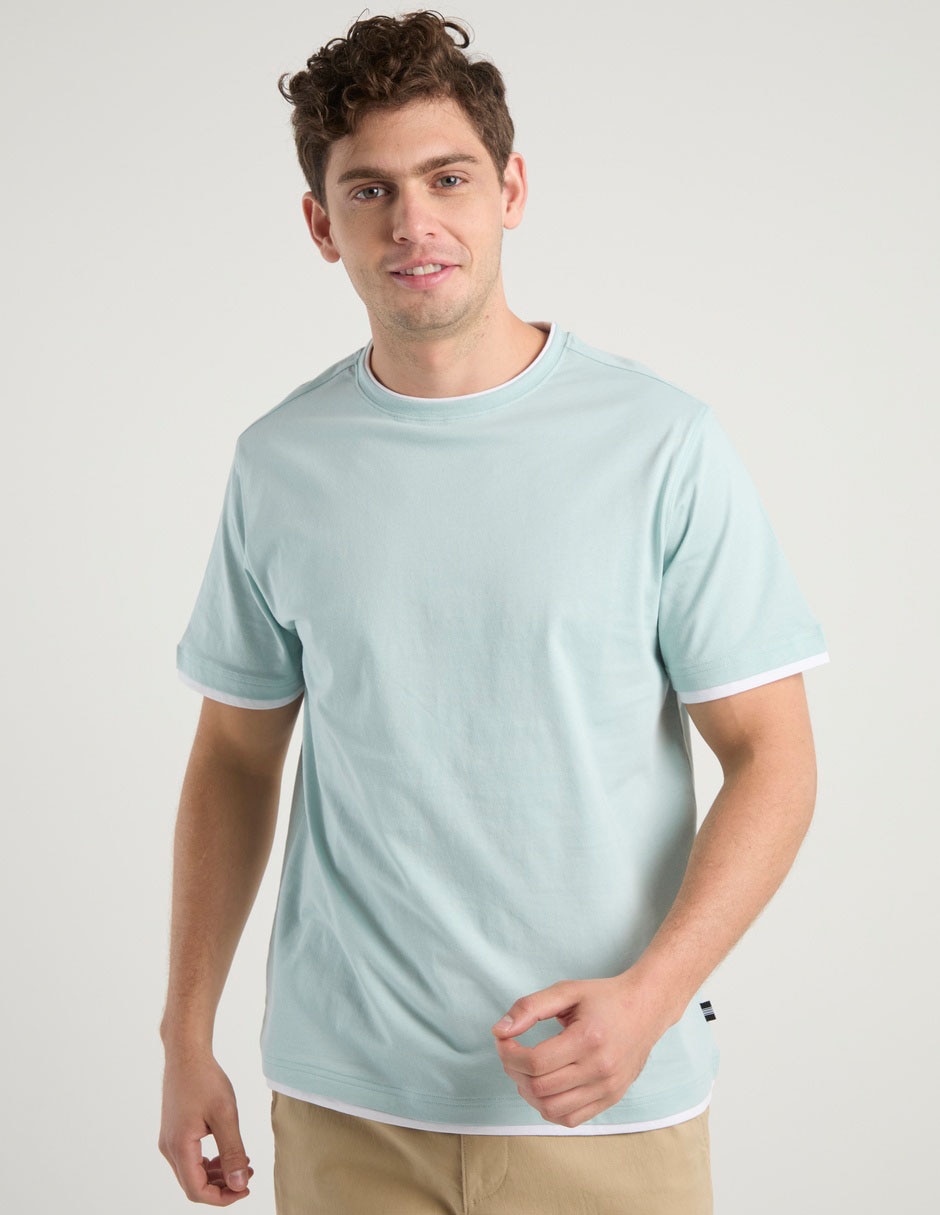 Playera cuello redondo para hombre Playera cuello redondo para hombre