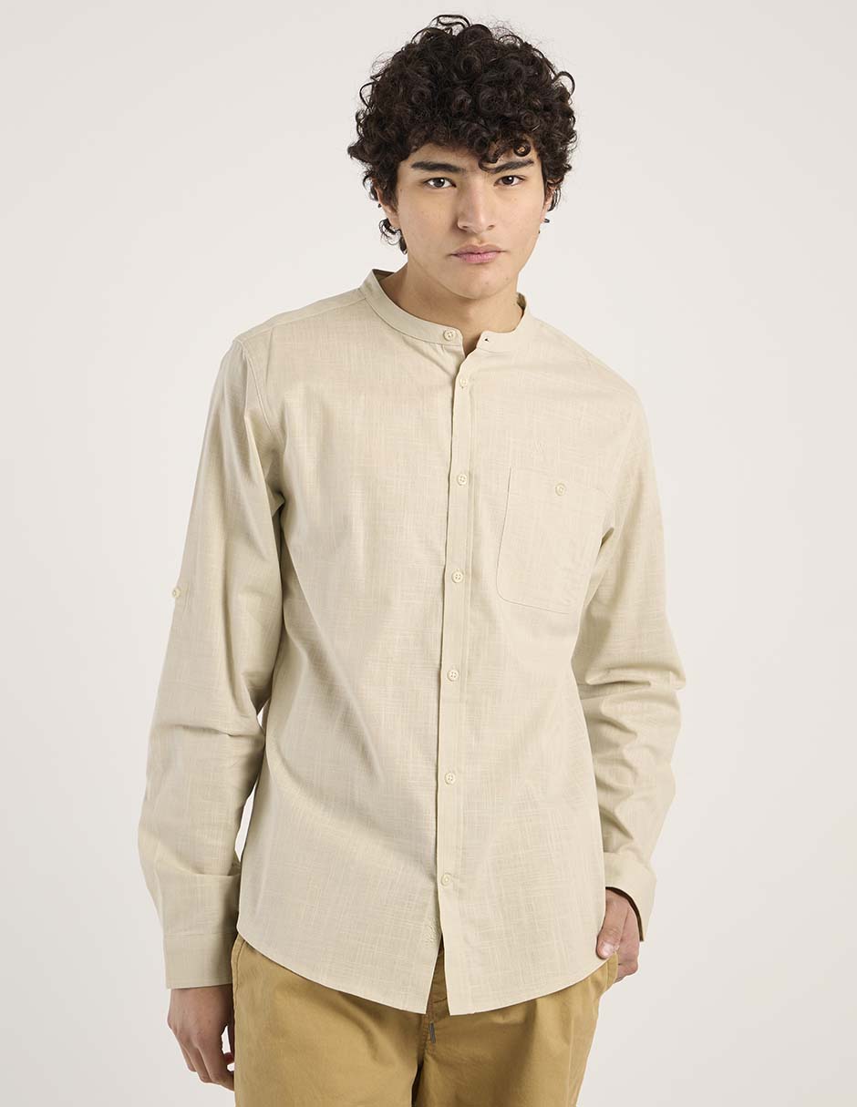 Camisa casual manga larga para hombre Camisa casual manga larga para hombre