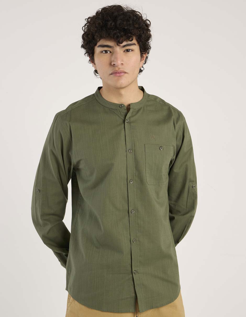 Camisa casual manga larga para hombre Camisa casual manga larga para hombre