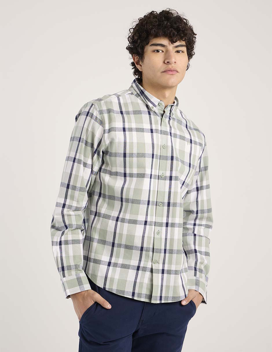 Camisa casual manga larga para hombre Camisa casual manga larga para hombre