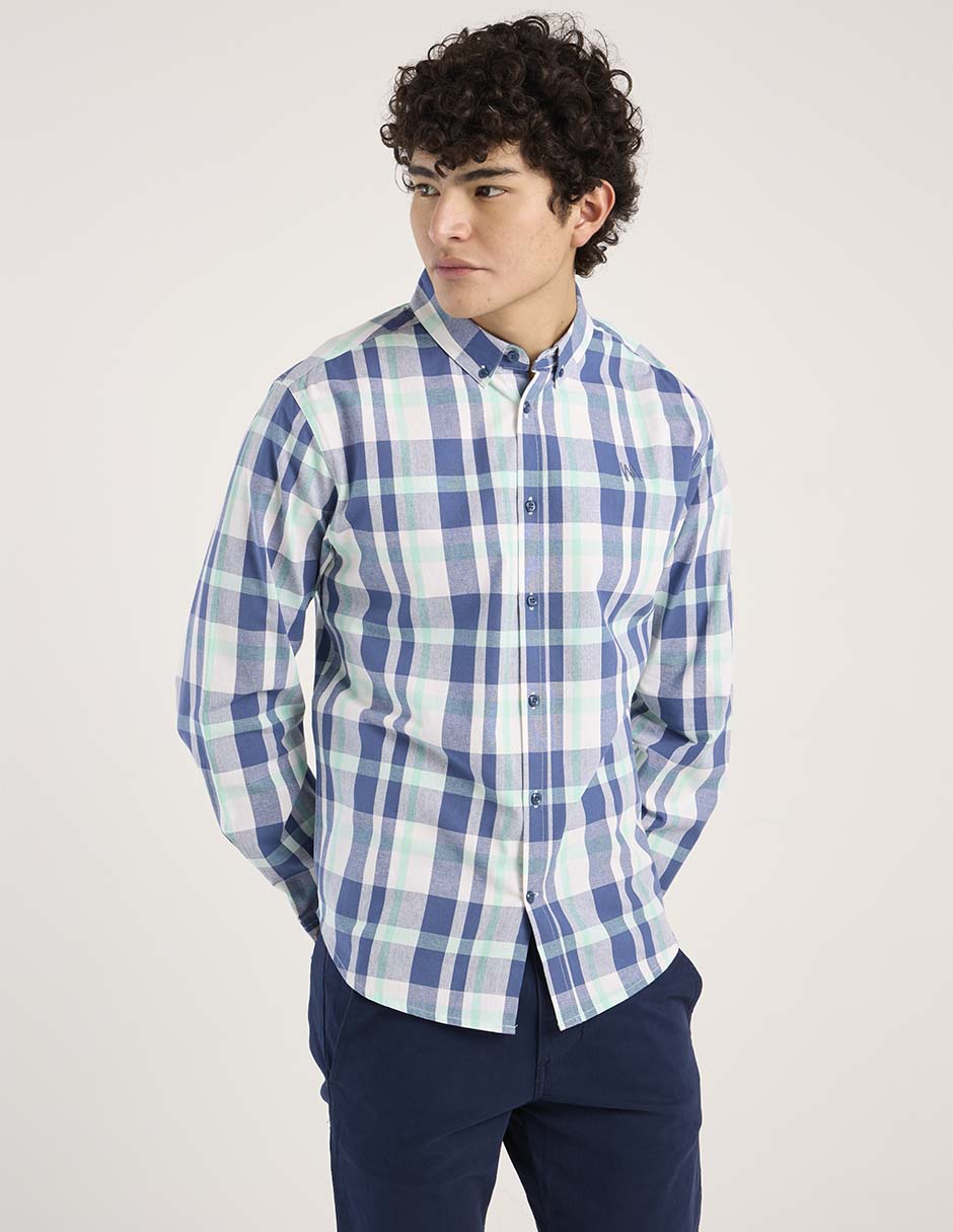 Camisa casual manga larga para hombre Camisa casual manga larga para hombre