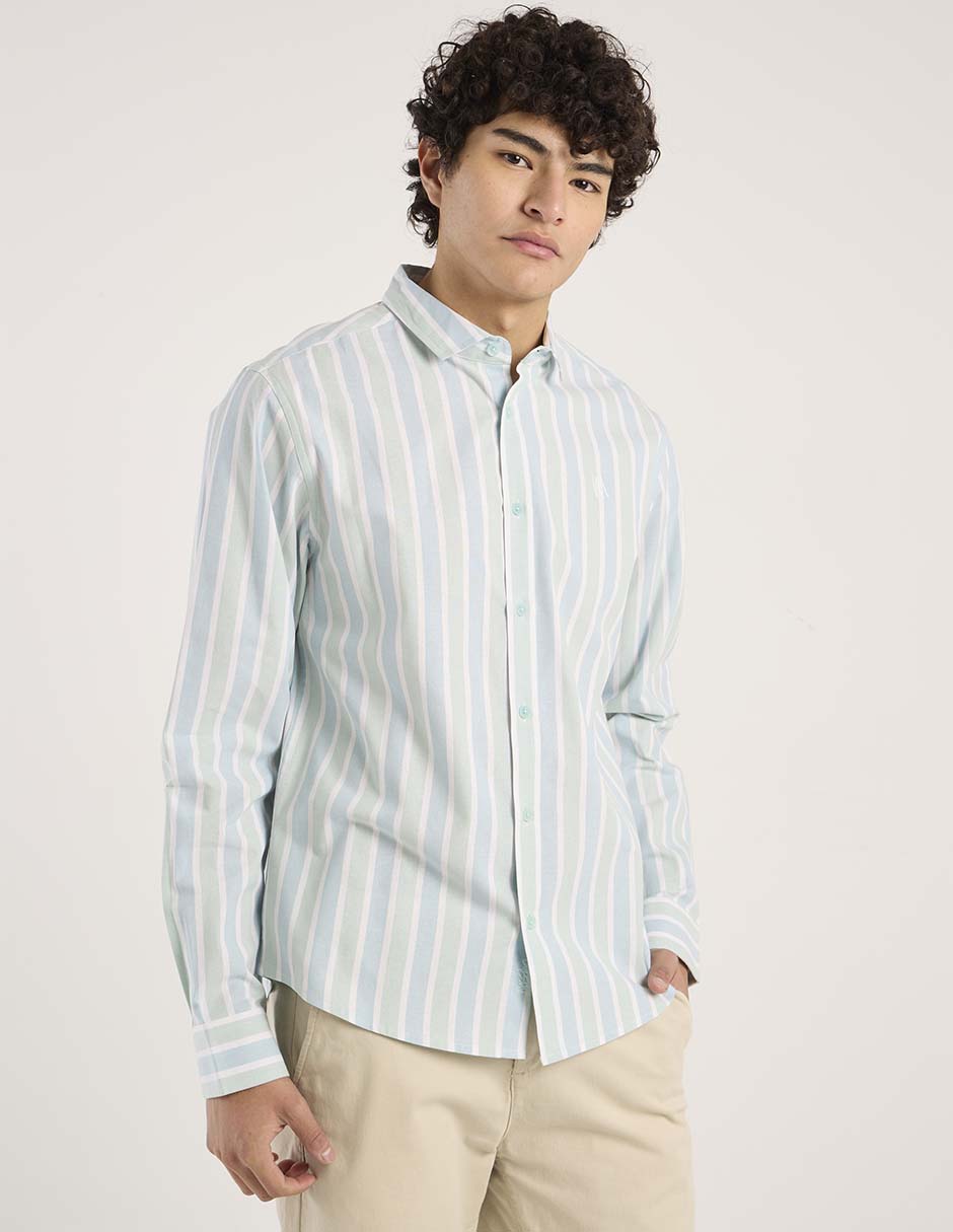 Camisa casual manga larga para hombre Camisa casual manga larga para hombre