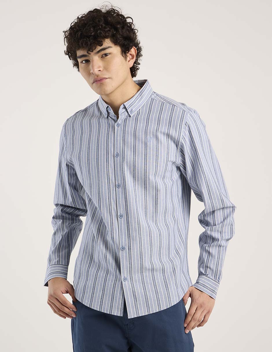 Camisa casual manga larga para hombre Camisa casual manga larga para hombre