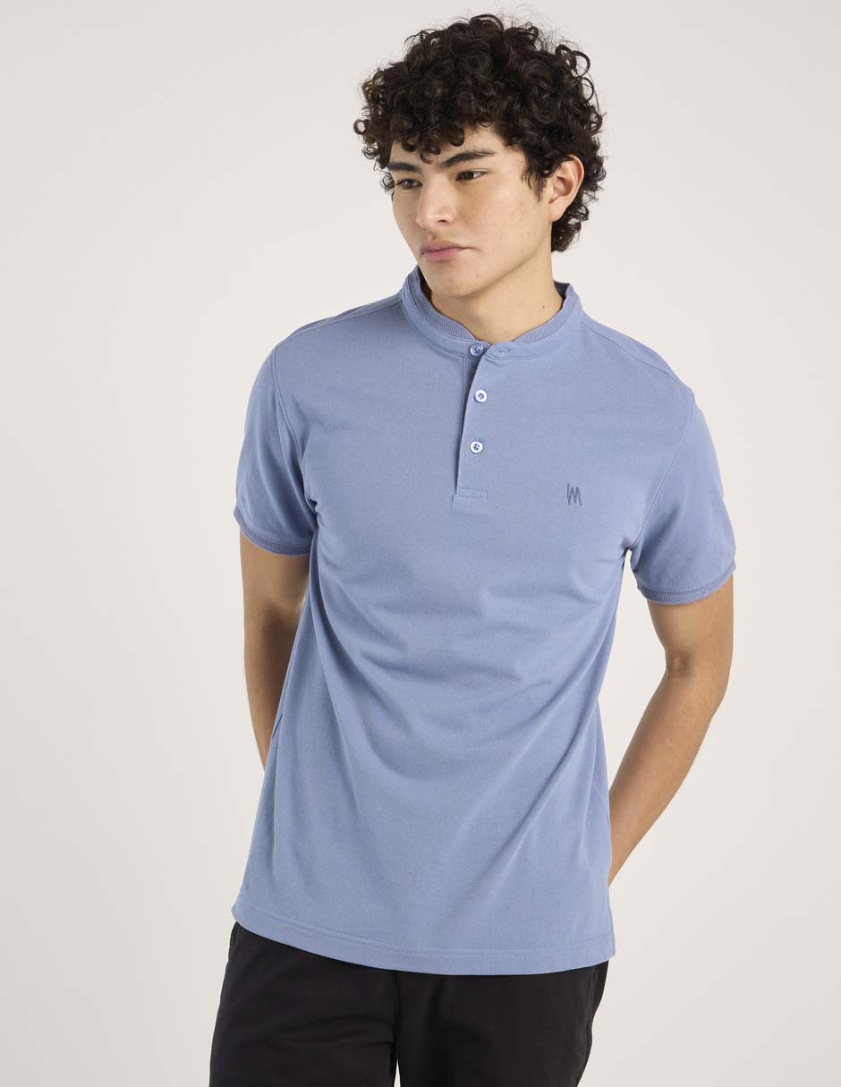 Playera cuello mao para hombre Playera cuello mao para hombre