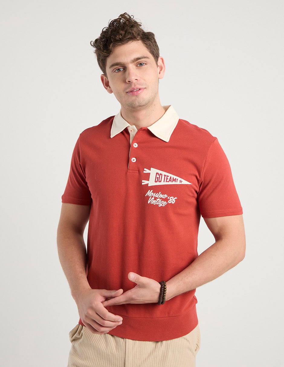 Playera tipo polo para hombre