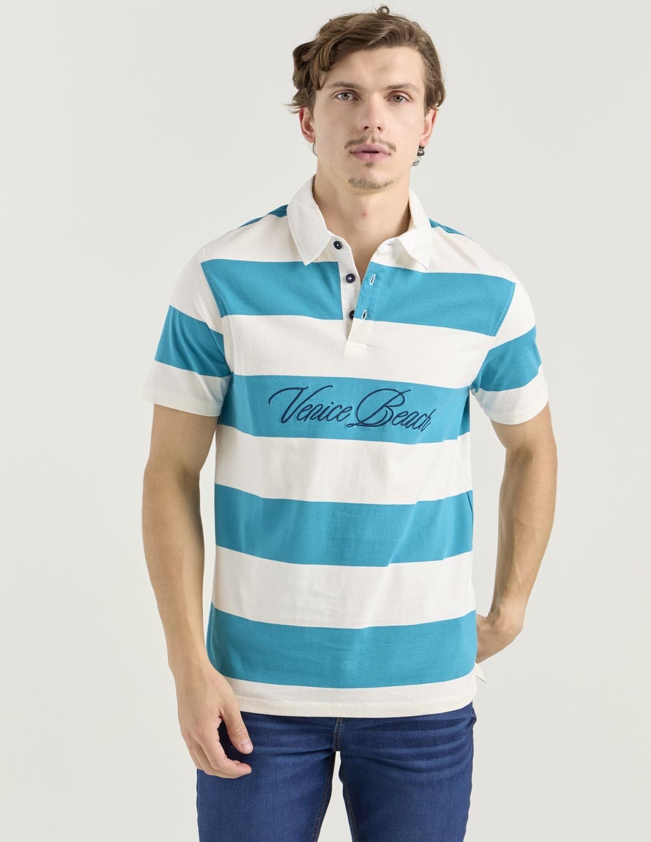 Playera tipo polo para hombre