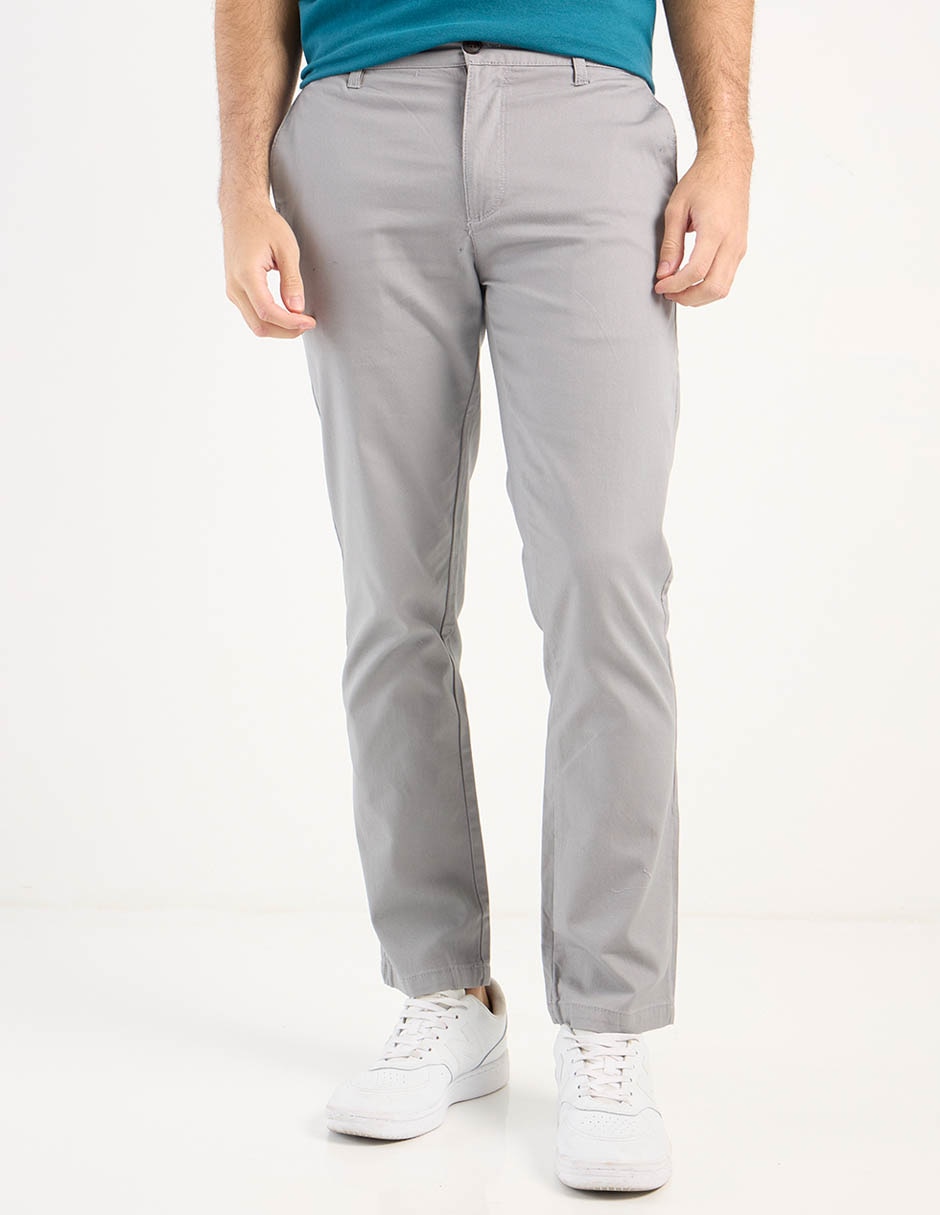 Pantalón business casual slim de algodón para hombre