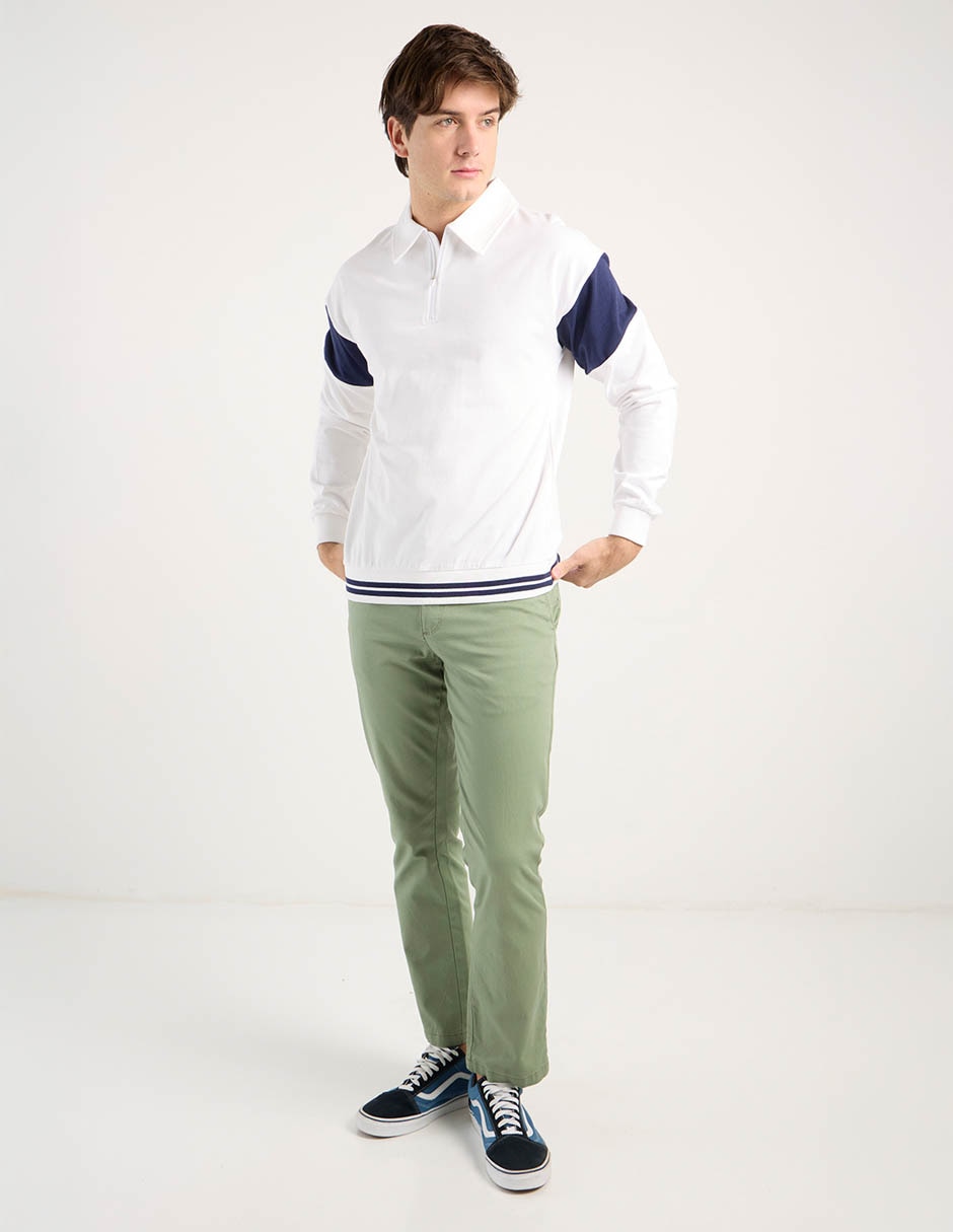 PANTALON 5 BOLSAS MOSSIM, 32, EJÉRCITO