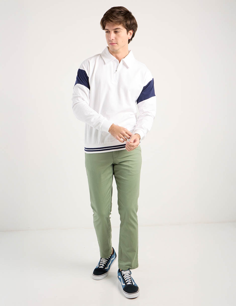 PANTALON 5 BOLSAS MOSSIM, 32, EJÉRCITO