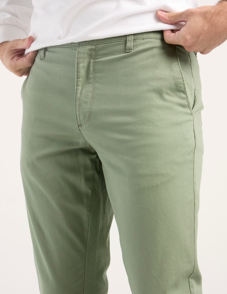 PANTALON 5 BOLSAS MOSSIM, 32, EJÉRCITO