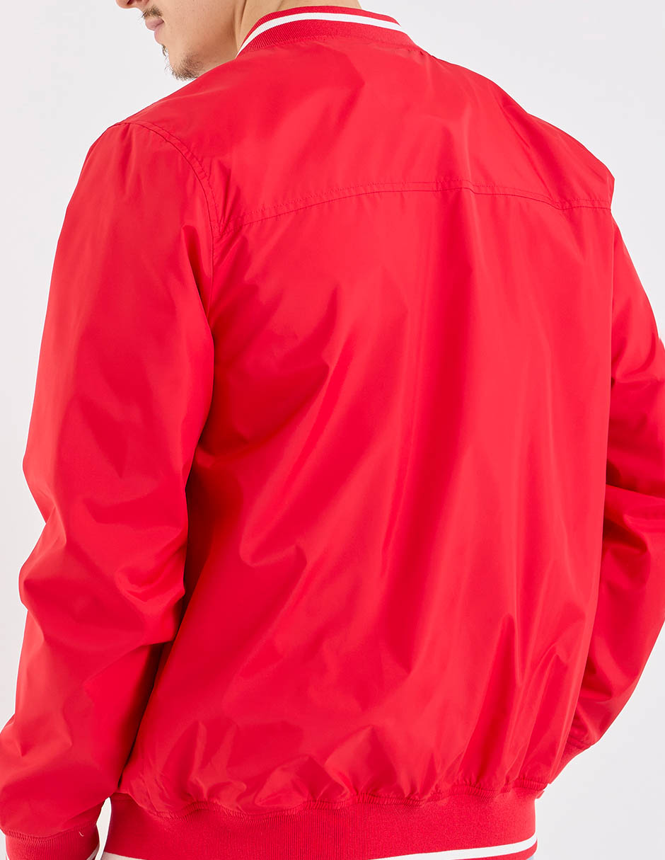 Chamarra bomber impermeable con bolsillos para hombre 2