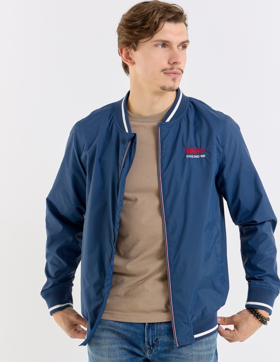 CHAMARRA MOSSIMO, G, DENIM OBSCURO LISO