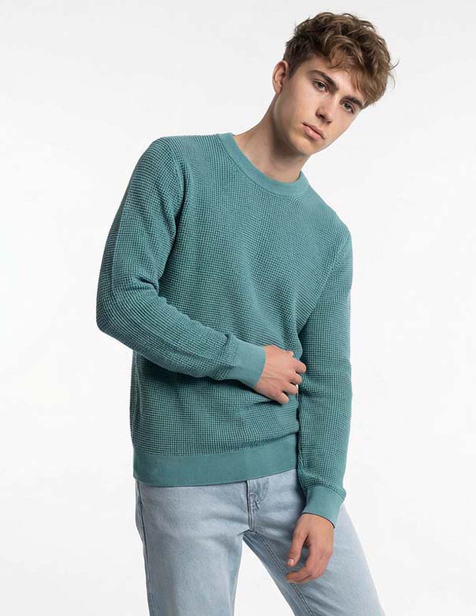 Suéter cuello redondo para hombre Suéter cuello redondo para hombre
