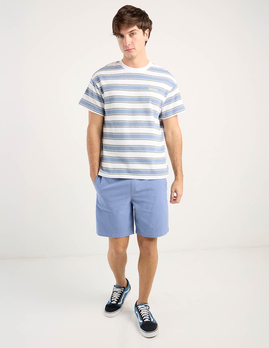 BERMUDA MOSSIMO, CH, AZUL ACERO LISO CA