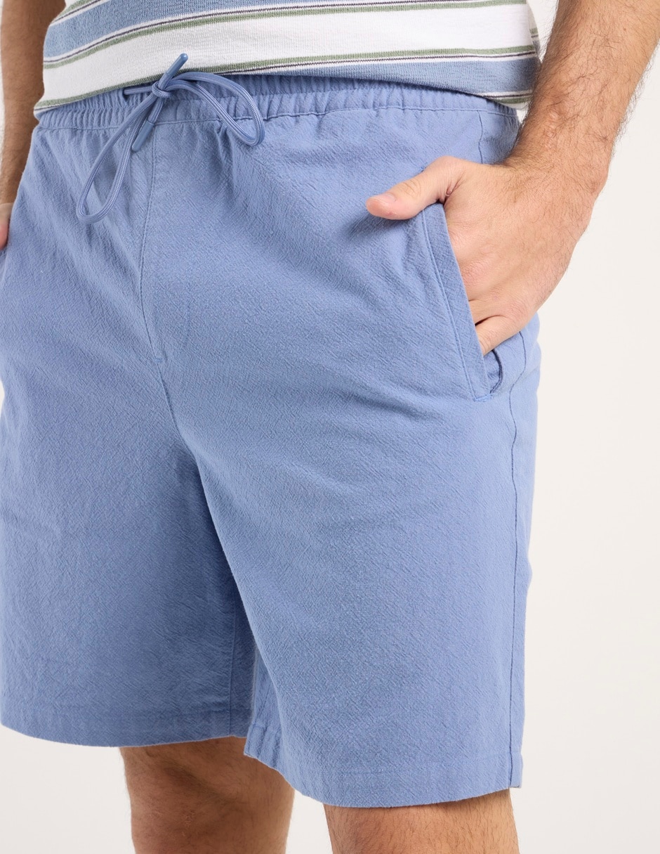 BERMUDA MOSSIMO, CH, AZUL ACERO LISO CA