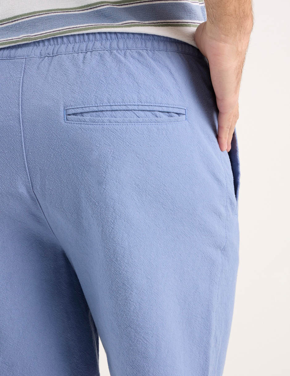 BERMUDA MOSSIMO, CH, AZUL ACERO LISO CA