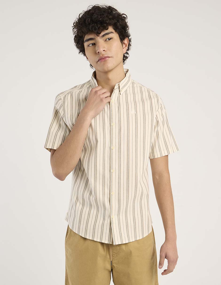 Camisa casual manga corta para hombre 2