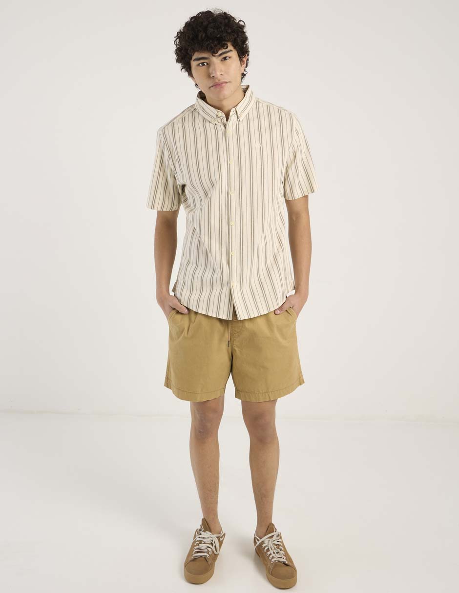 Camisa casual manga corta para hombre 3