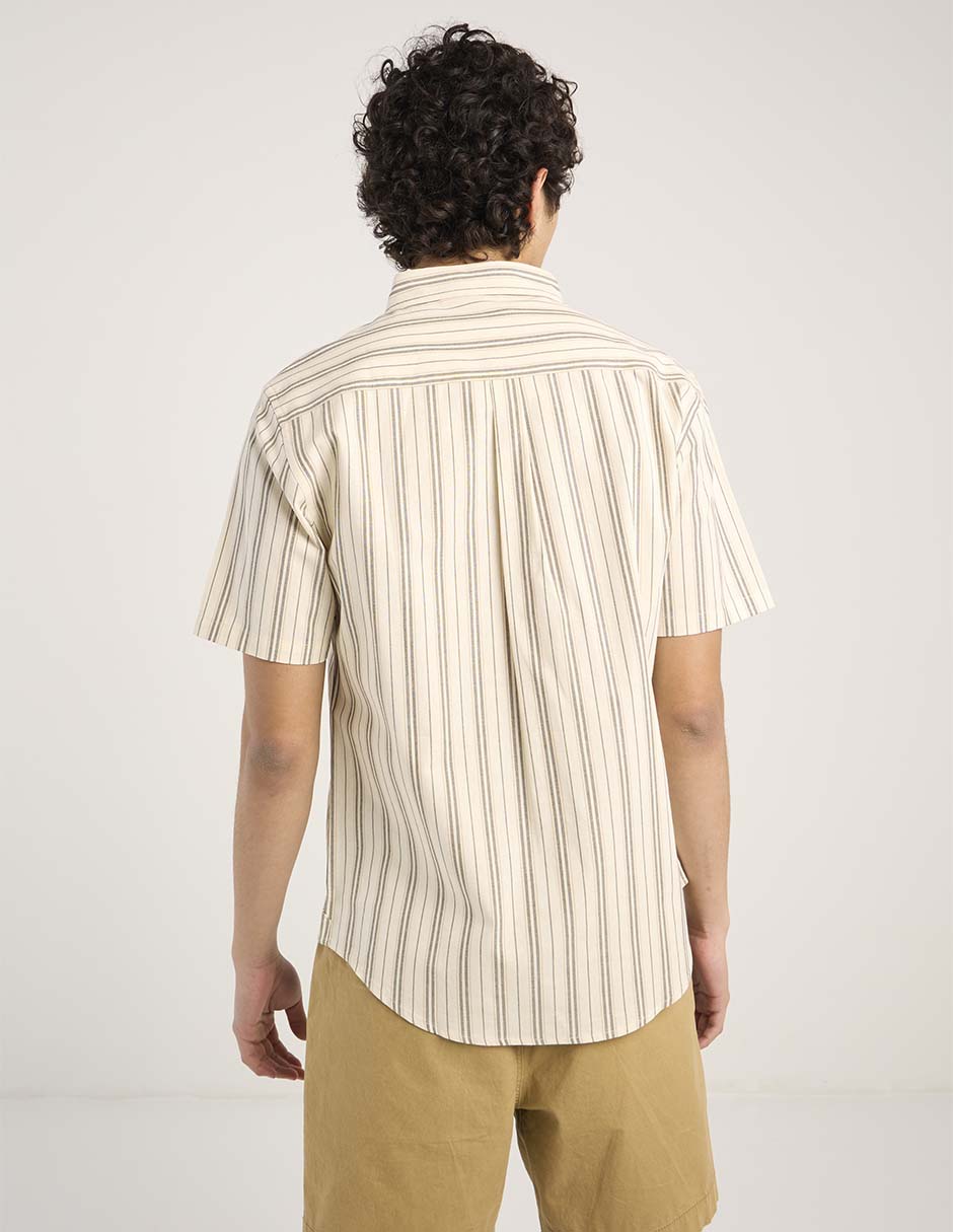 Camisa casual manga corta para hombre 6