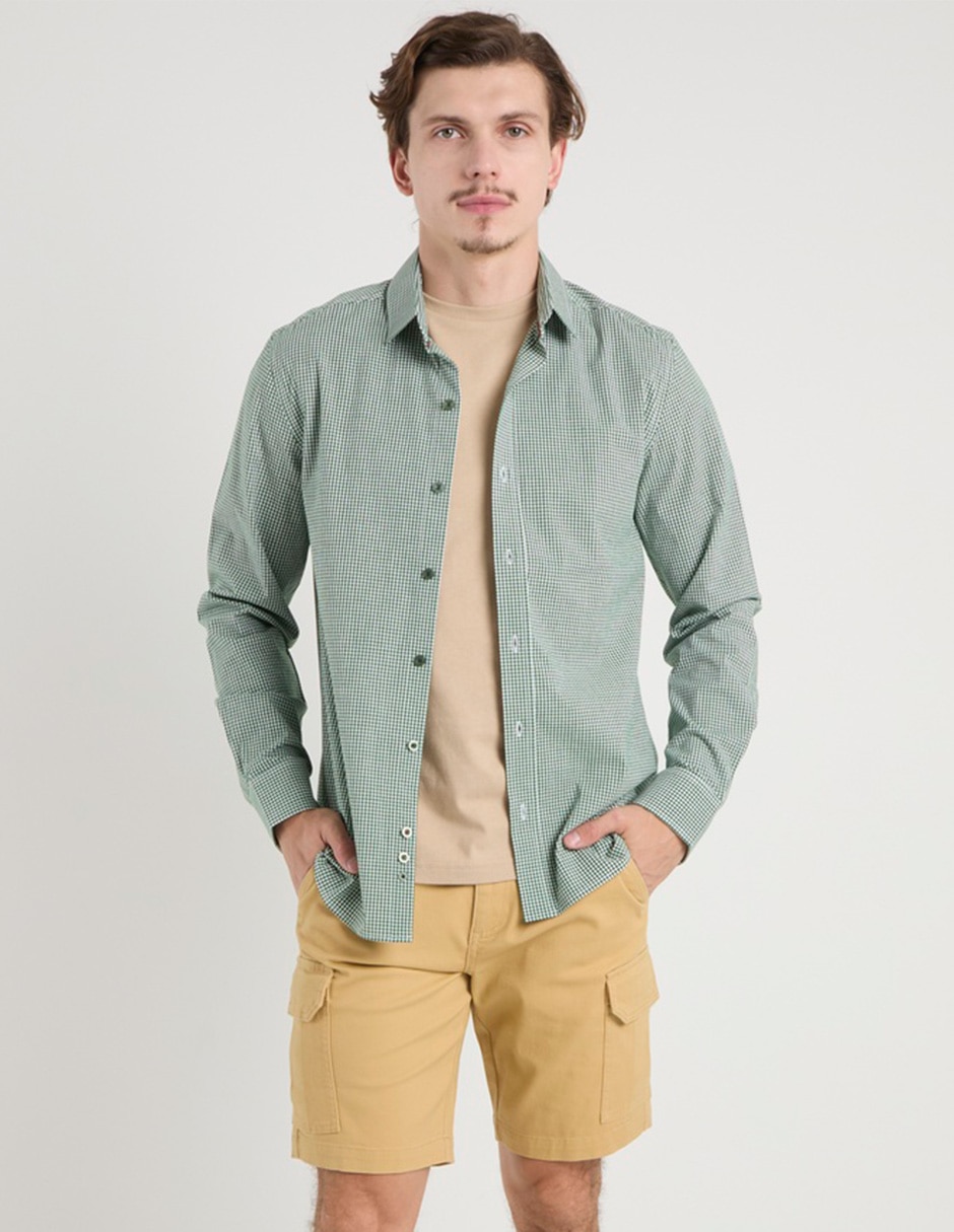 Bermuda de algodón para hombre