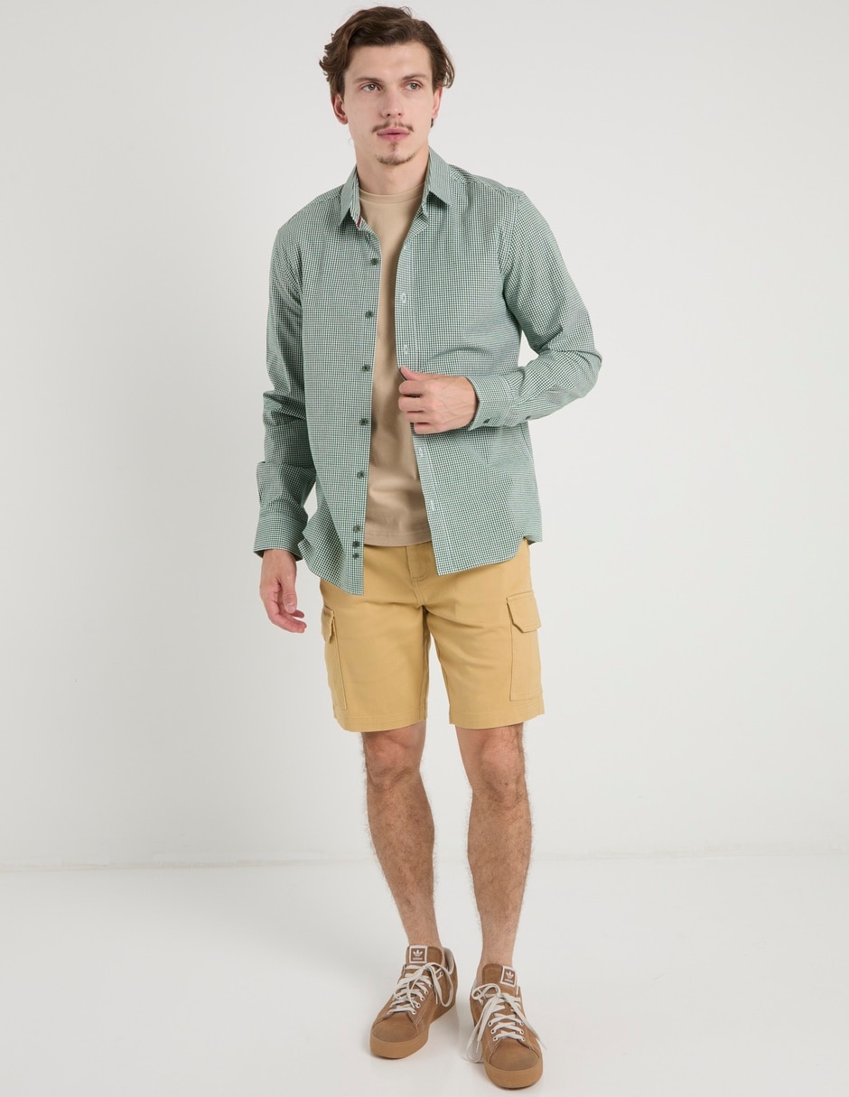 BERMUDA MOSSIMO, 28, AVENA LISO GABARDI