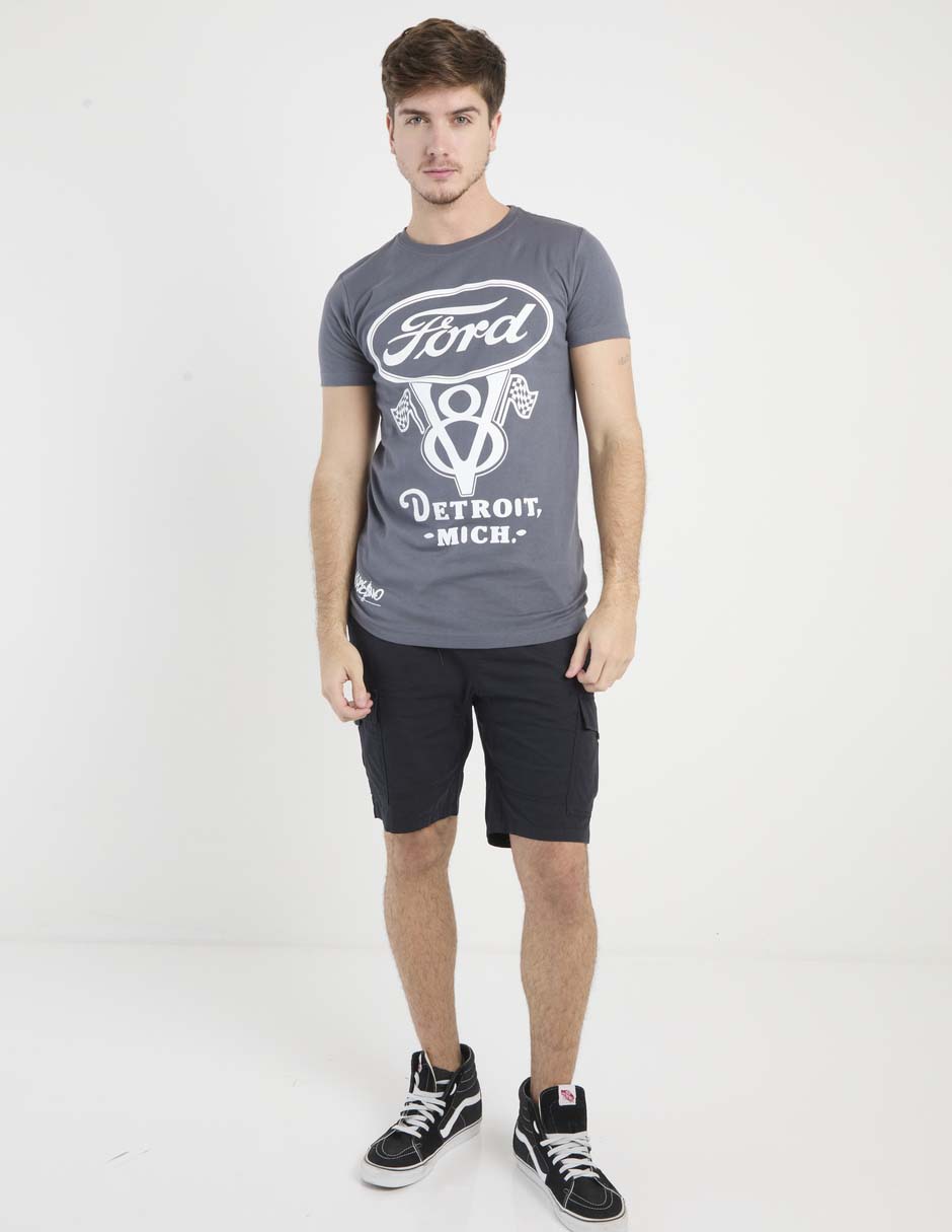 Playera cuello redondo para hombre 3