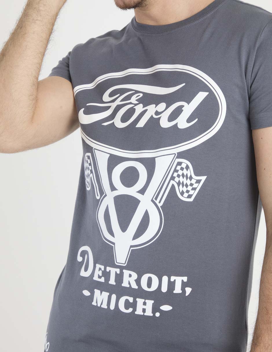 Playera cuello redondo para hombre 4