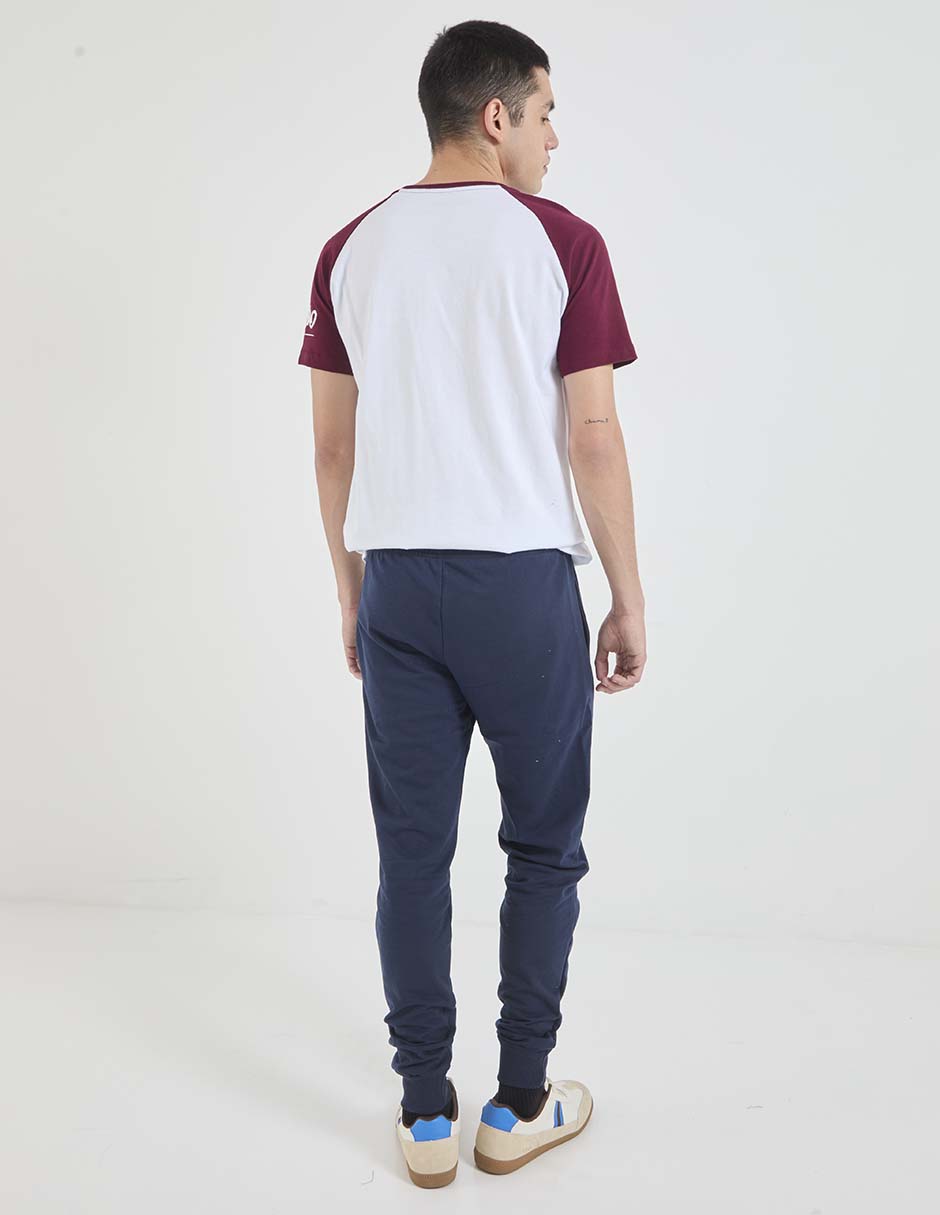 Jogger estampado liso para hombre 2