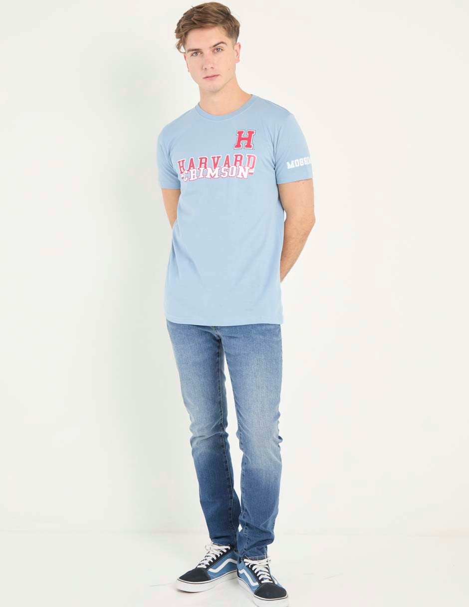 Playera Harvard cuello redondo para hombre 3