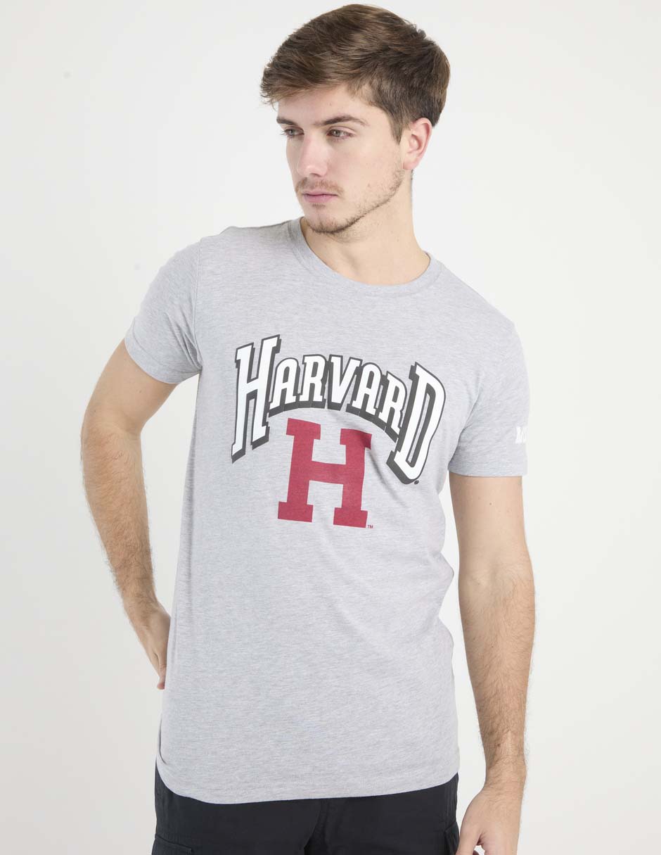 Playera Harvard cuello redondo para hombre