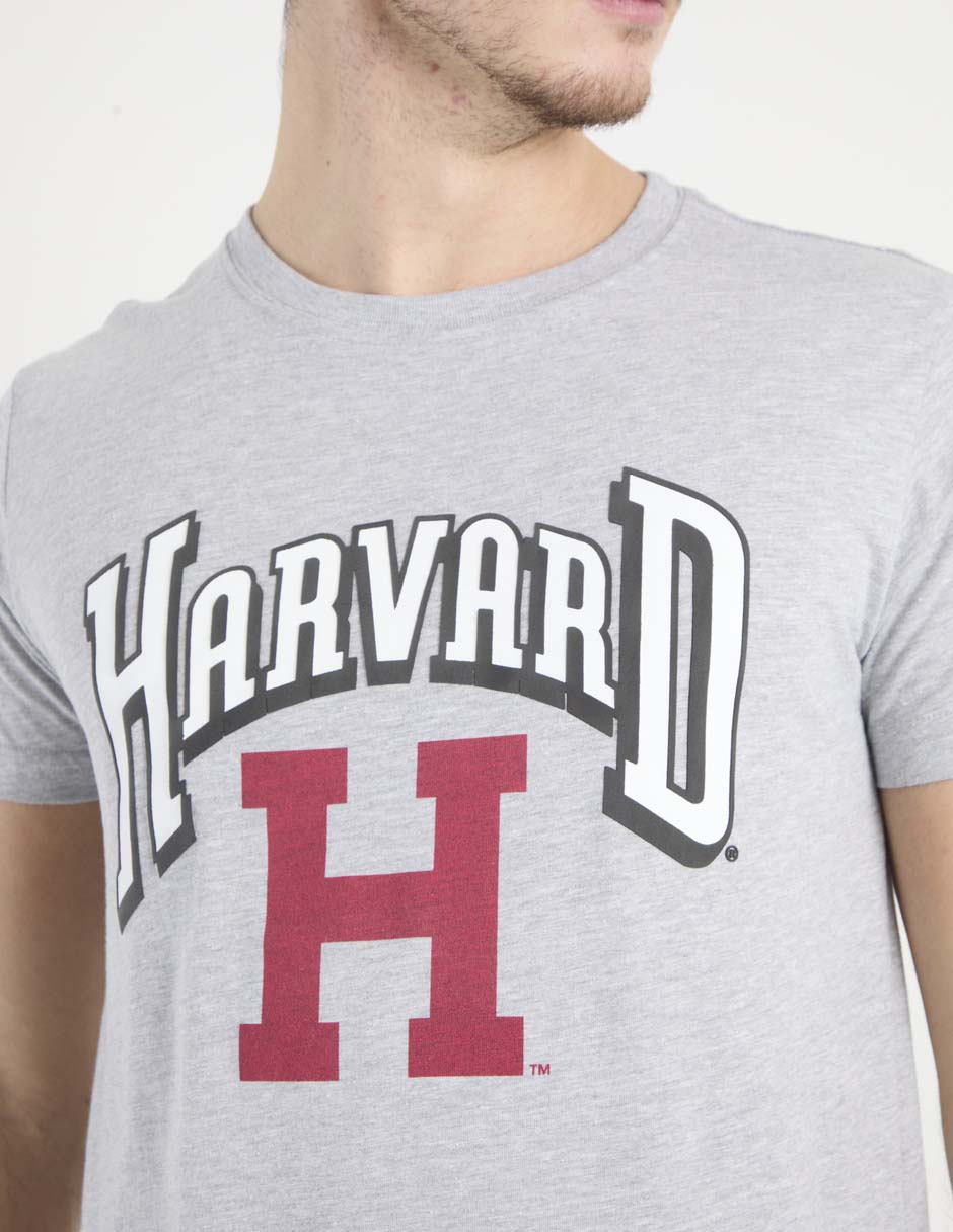 Playera Harvard cuello redondo para hombre 4