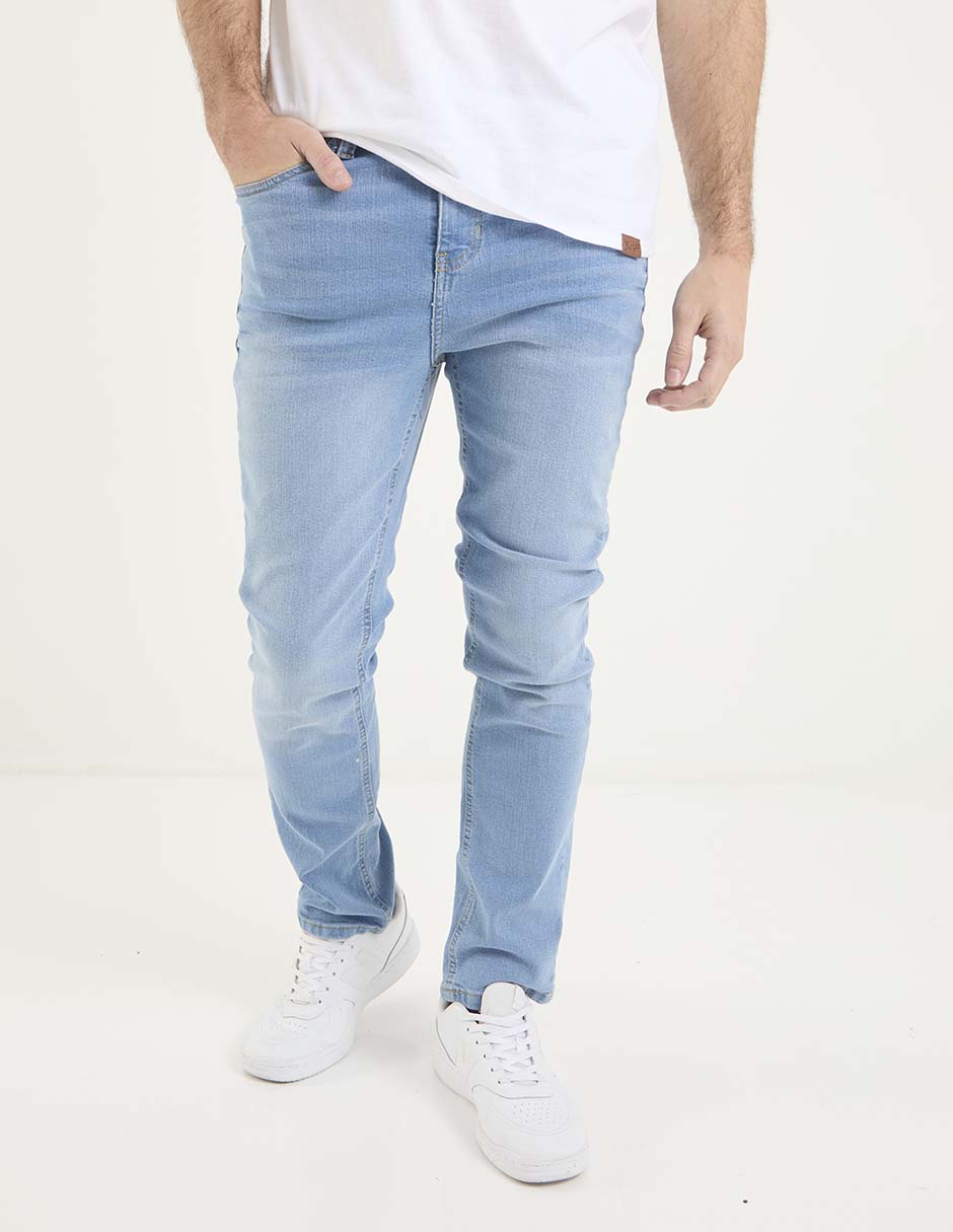Jeans slim lavado stone wash para hombre Jeans slim lavado stone wash para hombre