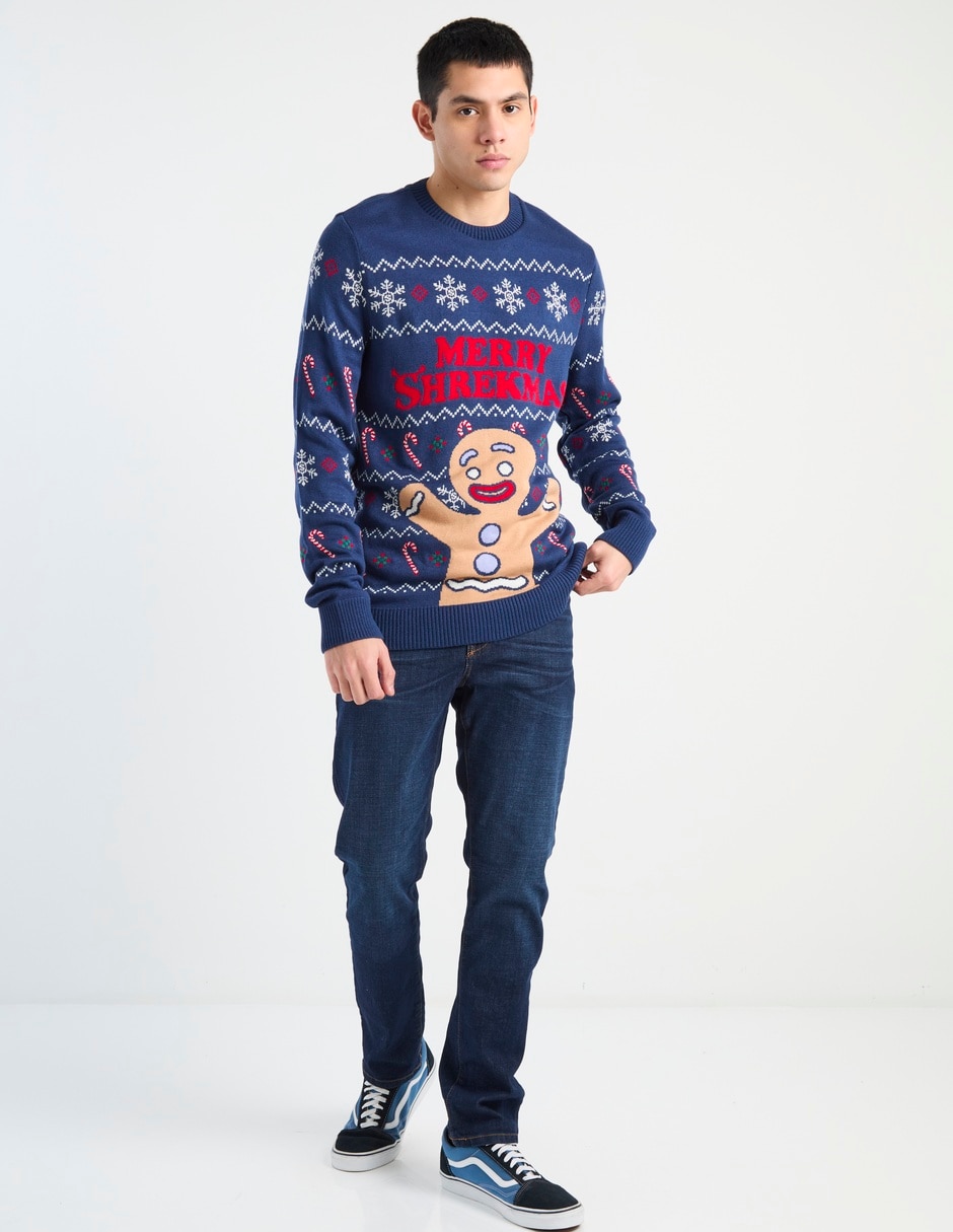 Jeans slim deslavado para hombre 3
