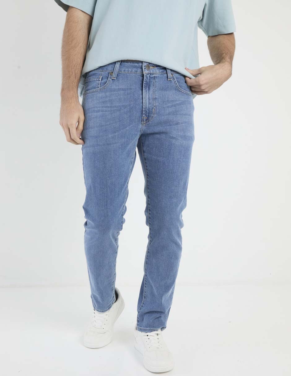 Jeans slim lavado claro para hombre Jeans slim lavado claro para hombre