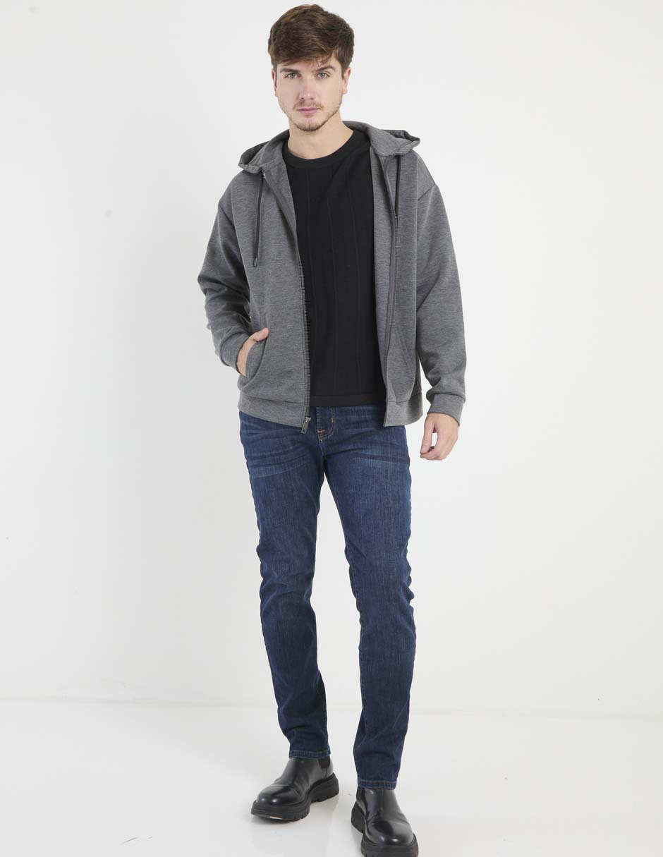 Jeans Slim lavado obscuro para hombre 3