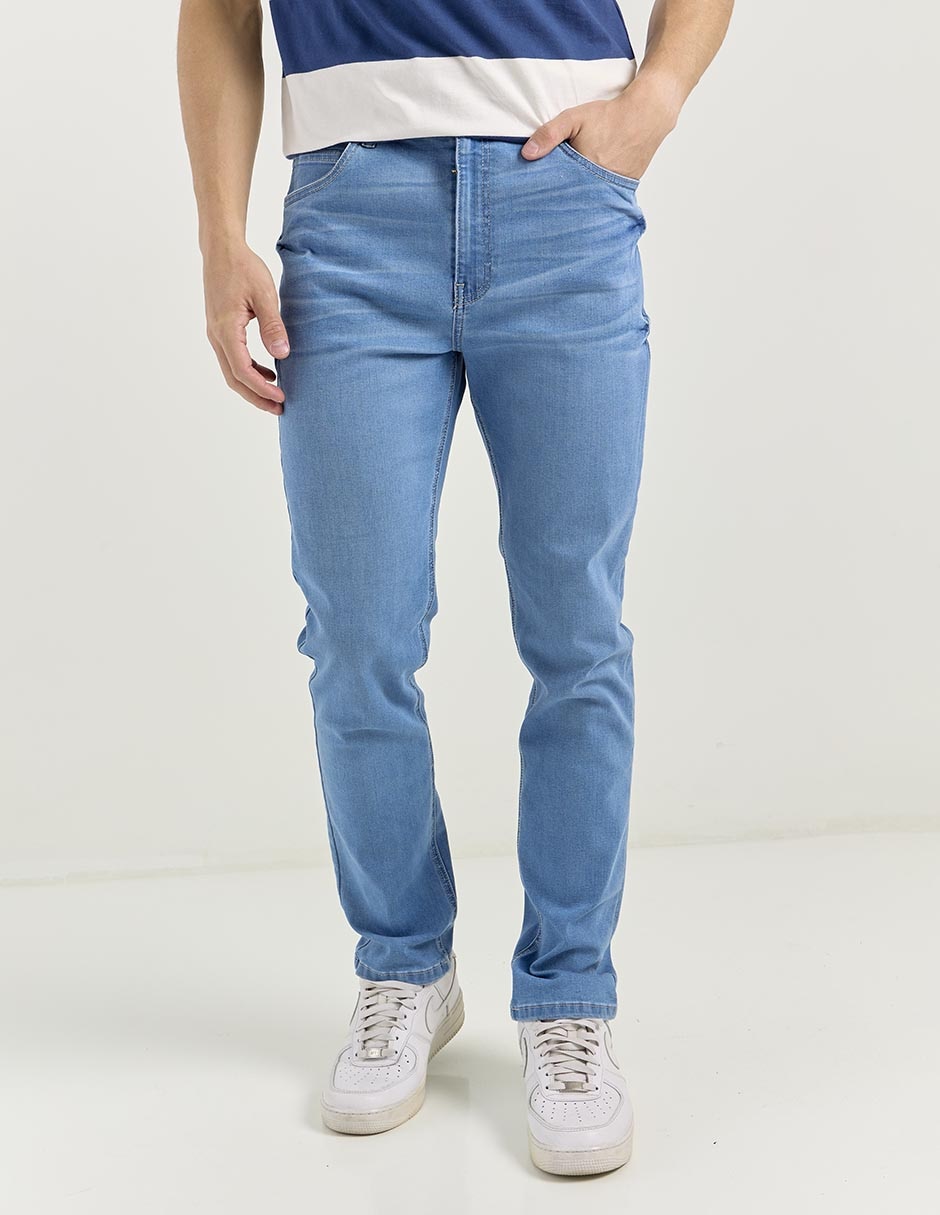 Jeans slim lavado claro para hombre Jeans slim lavado claro para hombre