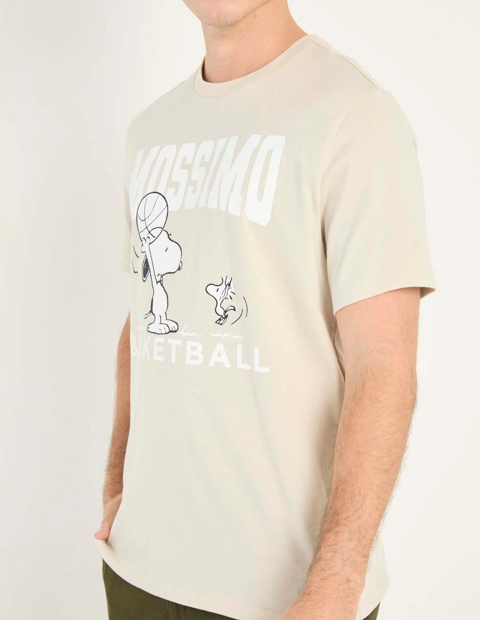 Playera Snoopy cuello redondo para hombre 5