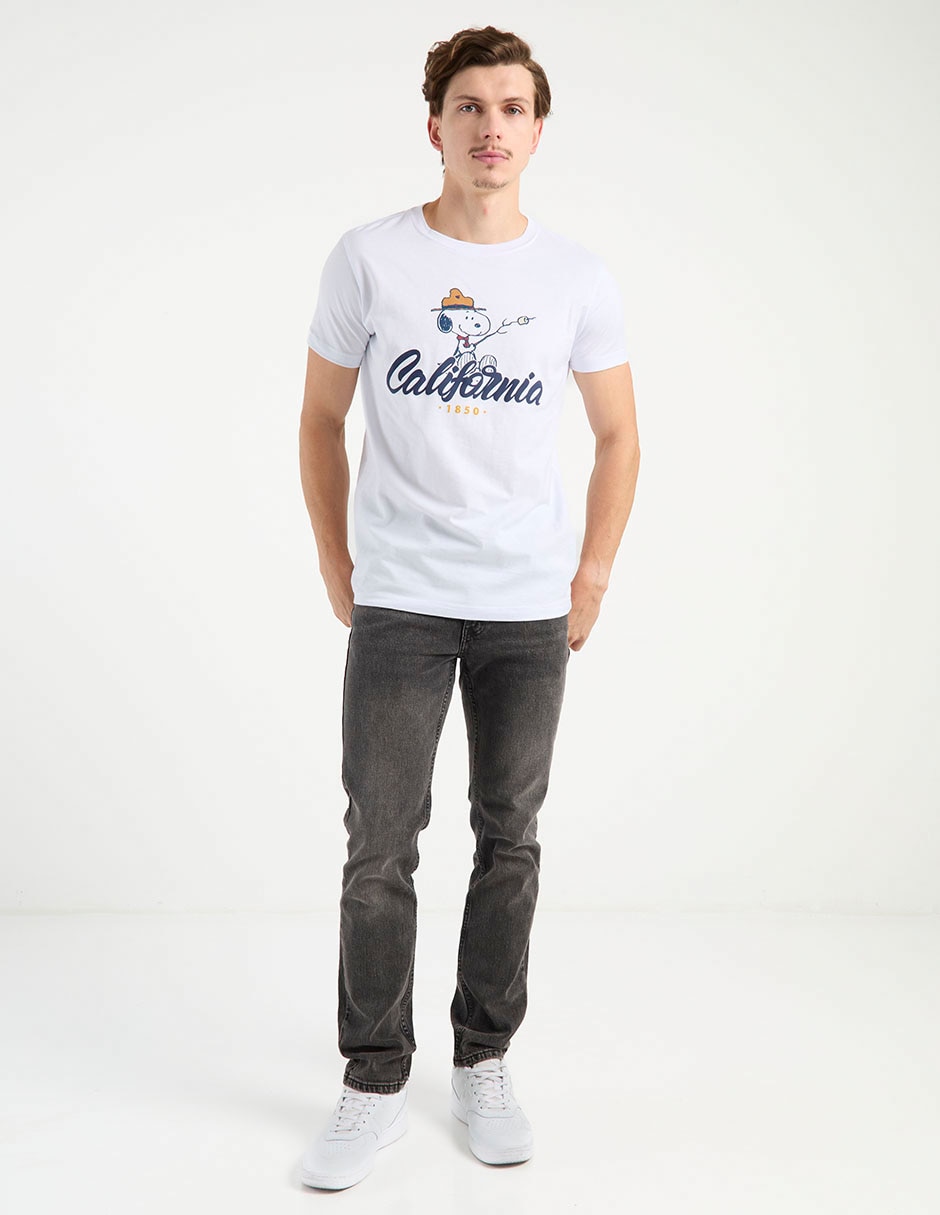 Playera Snoopy cuello redondo para hombre 3