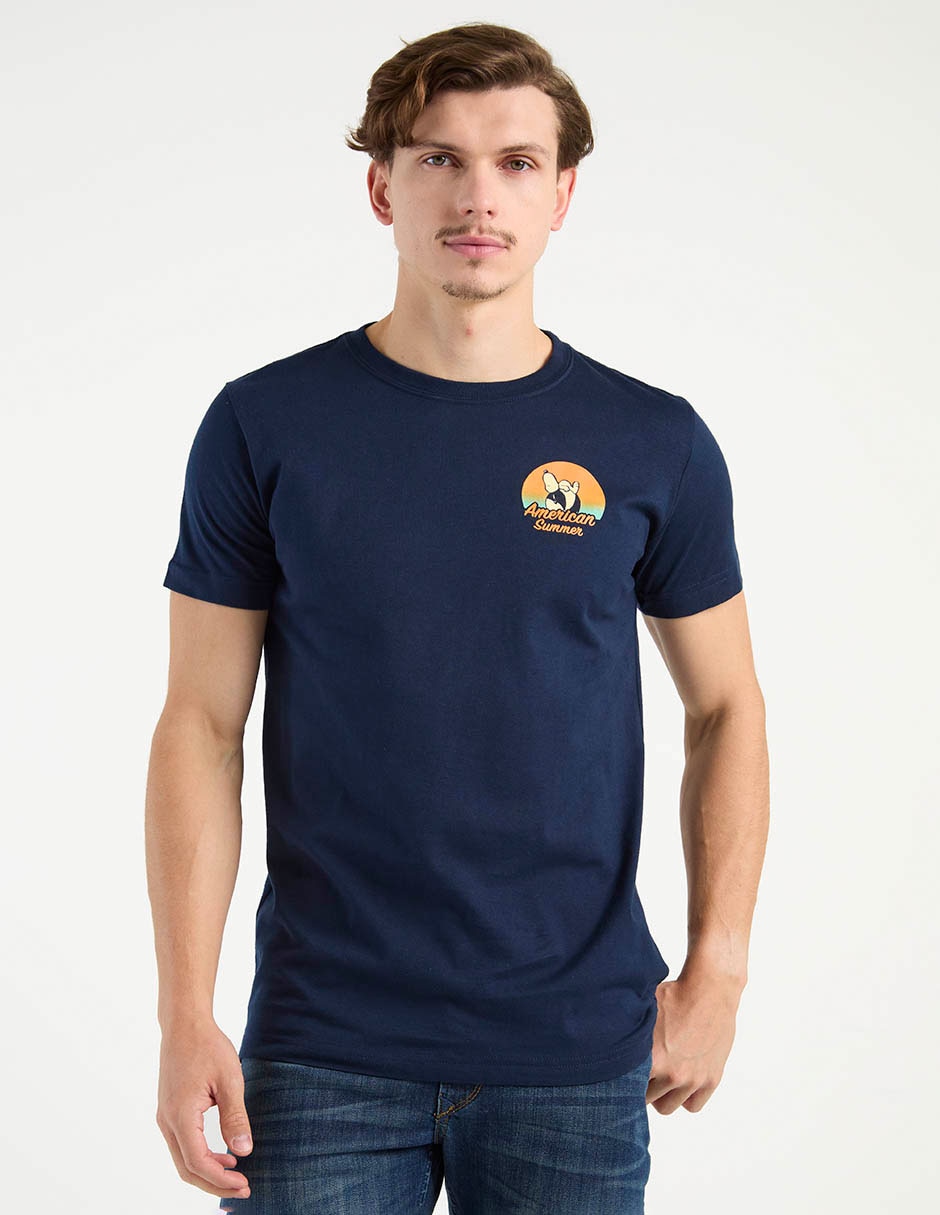 Playera Snoopy cuello redondo para hombre