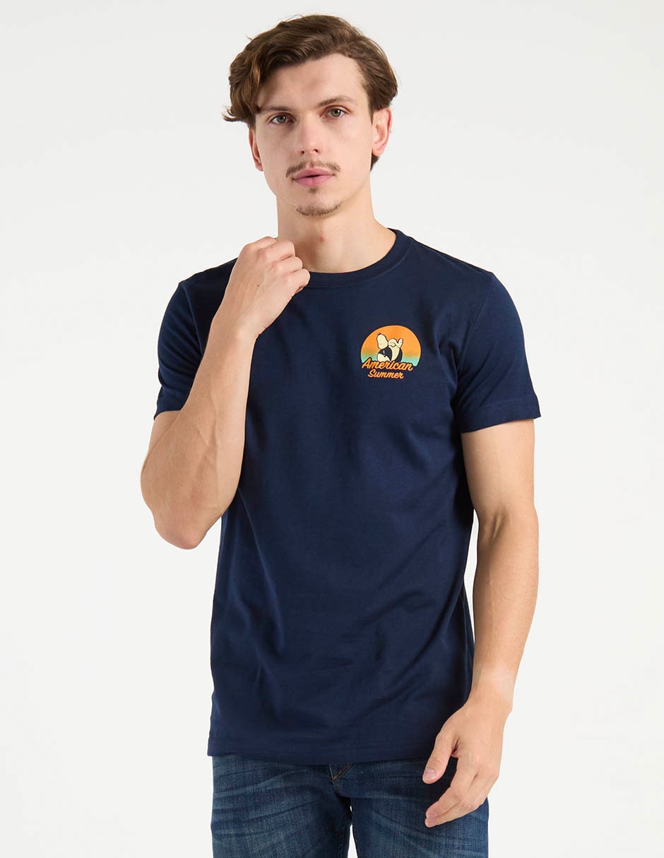 Playera Snoopy cuello redondo para hombre 2
