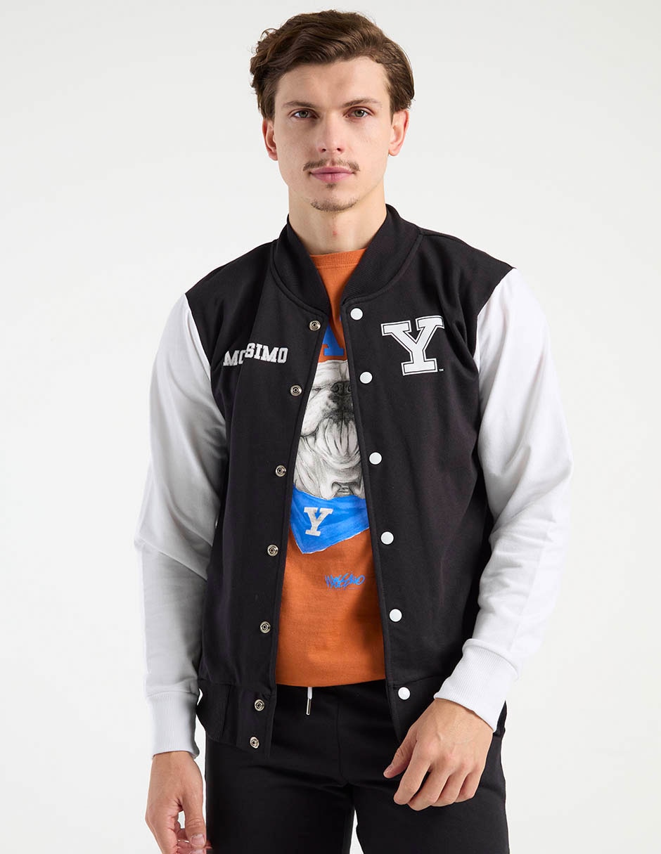 Chamarra casual Yale con bolsillos para hombre