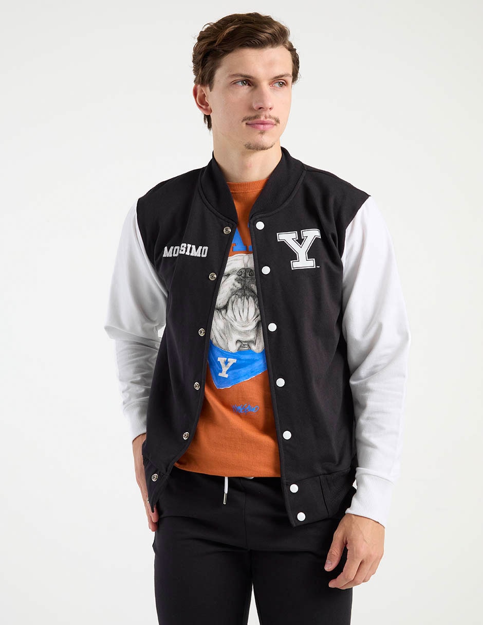 Chamarra casual Yale con bolsillos para hombre 2