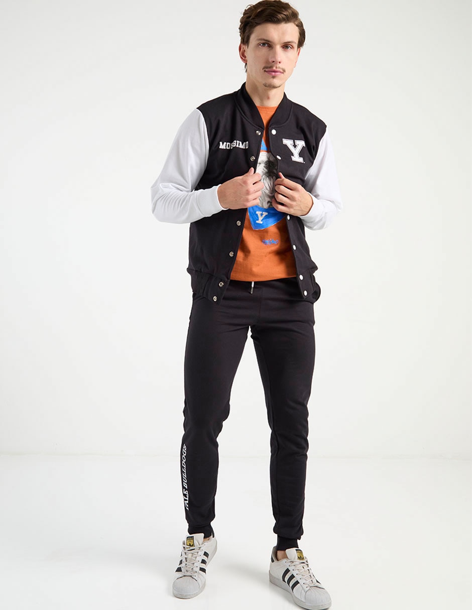 Chamarra casual Yale con bolsillos para hombre 3
