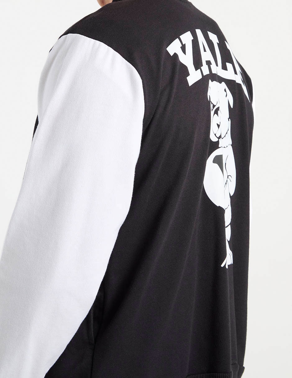 Chamarra casual Yale con bolsillos para hombre 5